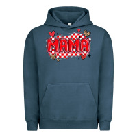 Pigment Midnight Navy valentine mama Urban Hoodie - MaliasSmallBusiness