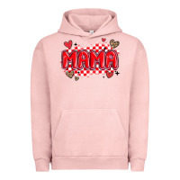 Pigment Salmon valentine mama Urban Hoodie - MaliasSmallBusiness