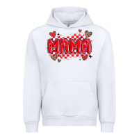 White valentine mama Urban Hoodie - MaliasSmallBusiness