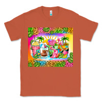 Copper summer coffee cups Classic Tee - Zillion Design Studio