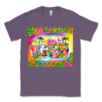 Lavender summer coffee cups Classic Tee - Zillion Design Studio