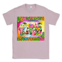 Lilac summer coffee cups Classic Tee - Zillion Design Studio