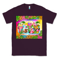 Plum summer coffee cups Classic Tee - Zillion Design Studio
