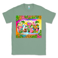 Sage summer coffee cups Classic Tee - Zillion Design Studio
