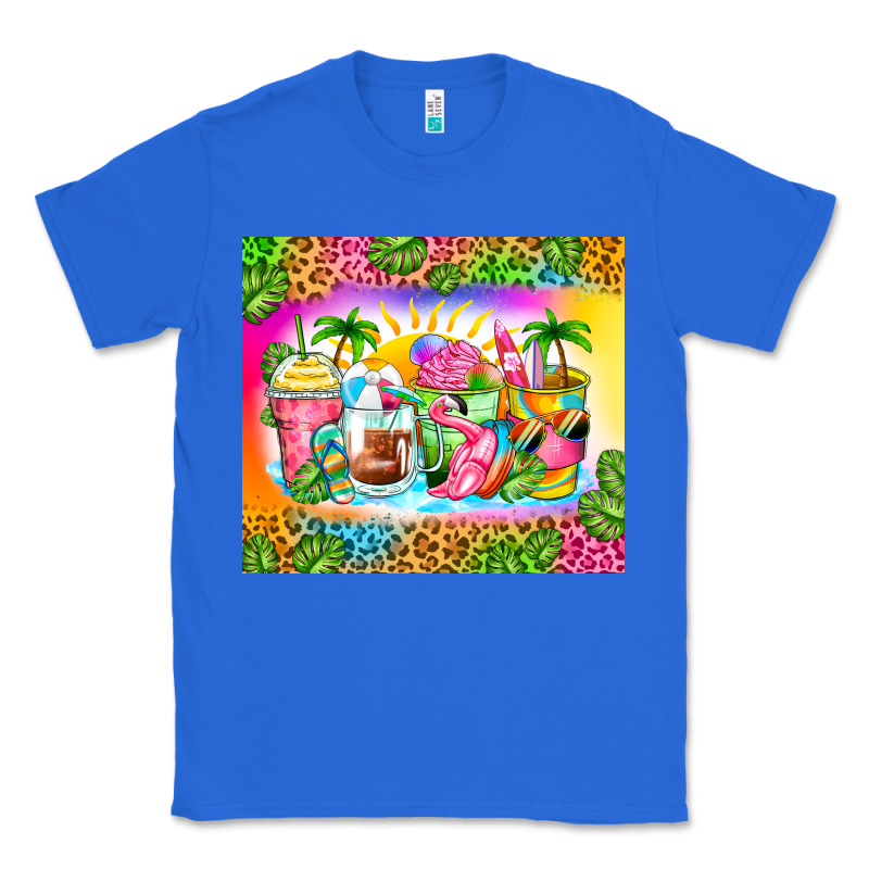 Summer Coffee Cups Classic Tee by Zillion Design Studio | Teevron