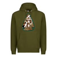 Army Green cowhide leopard arrowhead Premium Hoodie - Jasminsmagicworld