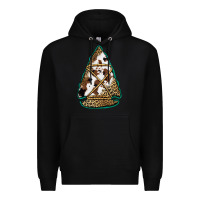 Black cowhide leopard arrowhead Premium Hoodie - Jasminsmagicworld