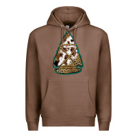 Chestnut cowhide leopard arrowhead Premium Hoodie - Jasminsmagicworld