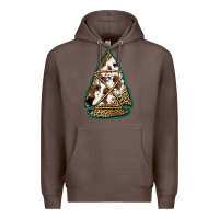 Coffee cowhide leopard arrowhead Premium Hoodie - Jasminsmagicworld