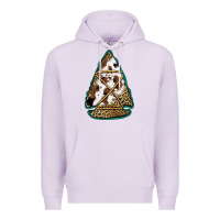 Lilac cowhide leopard arrowhead Premium Hoodie - Jasminsmagicworld