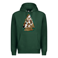 Sports Green cowhide leopard arrowhead Premium Hoodie - Jasminsmagicworld