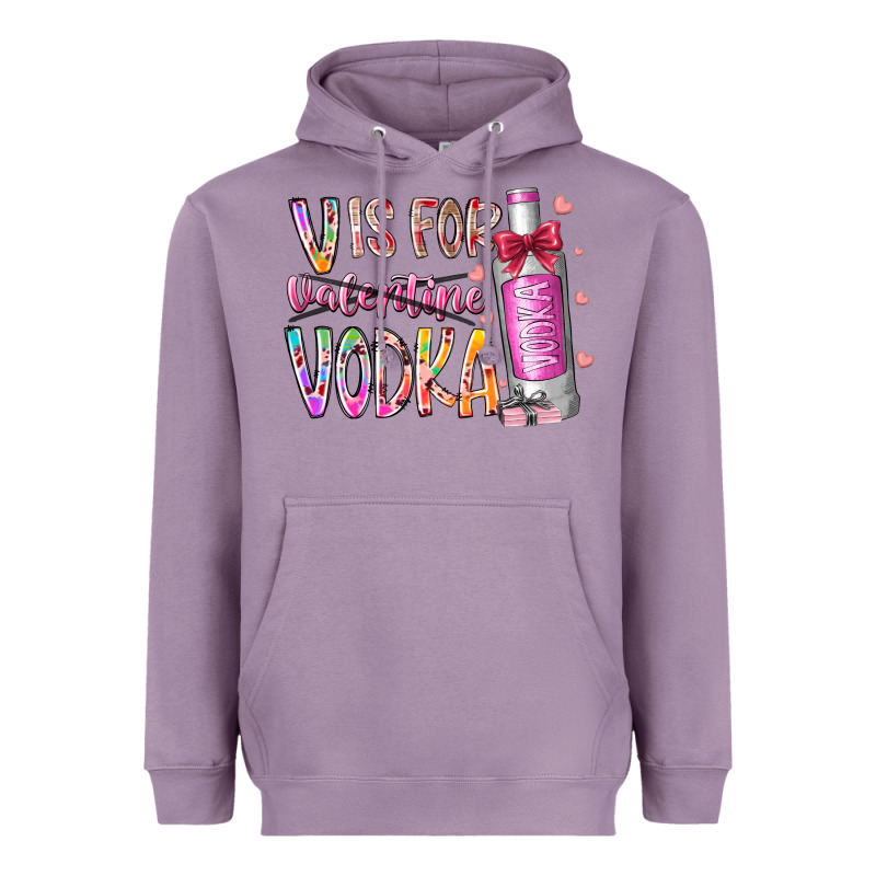 Vis For Valentine Vodka Heavyweight Hoodie by RacoonDesign | Teevron