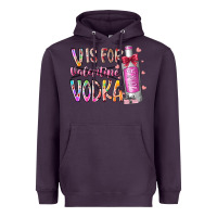 Plum vis for valentine vodka Heavyweight Hoodie - RacoonDesign
