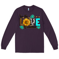 Plum for the love of sunshine Long Sleeve Tee - RanaPortraitStore