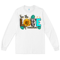 White for the love of sunshine Long Sleeve Tee - RanaPortraitStore
