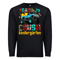 Black ready to school crush kindergarten Premium Sweatshirt - AdoDesignShop