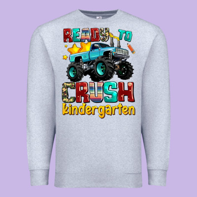 Ready To School Crush Kindergarten Premium Sweatshirt Designed By Adodesignshop