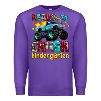 Purple ready to school crush kindergarten Premium Sweatshirt - AdoDesignShop
