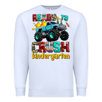 White ready to school crush kindergarten Premium Sweatshirt - AdoDesignShop