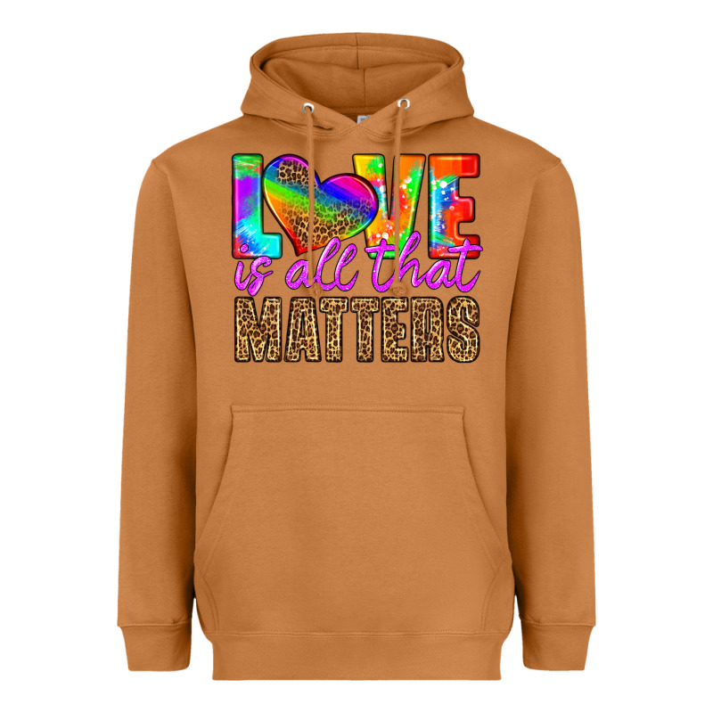 Love Is All That Matters Heavyweight Hoodie by HRA Design Shop | Teevron