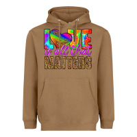 Toasted Coconut love is all that matters Heavyweight Hoodie - HRA Design Shop