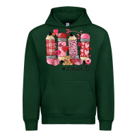Forest Green valentines day teacher life Urban Hoodie - MaliasSmallBusiness