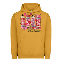 Pigment Peanut Butter valentines day teacher life Urban Hoodie - MaliasSmallBusiness