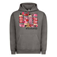 Pigment Tornado valentines day teacher life Urban Hoodie - MaliasSmallBusiness