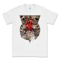 White Flower Skeleton Classic Tee - RanaPortraitStore
