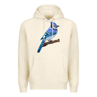 Tofu Blue Jay Bird Premium Hoodie - LillyAllenDesigns