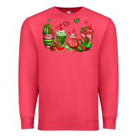 Cardinal watermelon coffee cups Premium Sweatshirt - AdoDesignShop