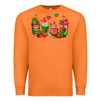 Carrot watermelon coffee cups Premium Sweatshirt - AdoDesignShop