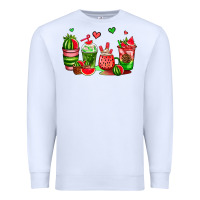 White watermelon coffee cups Premium Sweatshirt - AdoDesignShop