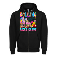 Black rolling into first grade Zipper Hoodie - texasbilliewilder