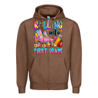 Chestnut rolling into first grade Zipper Hoodie - texasbilliewilder
