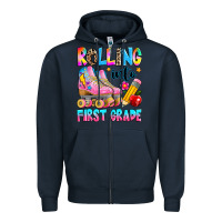 Navy rolling into first grade Zipper Hoodie - texasbilliewilder