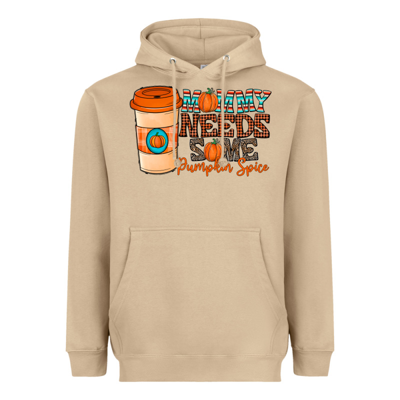 Mommy Needs Some Pumpkin Spice Heavyweight Hoodie by CowhideDigitalArt | Teevron