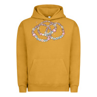 Pigment Peanut Butter 100 days of school friendship bracelet Urban Hoodie - MaliasSmallBusiness