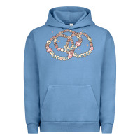 Pigment Pebble Blue 100 days of school friendship bracelet Urban Hoodie - MaliasSmallBusiness
