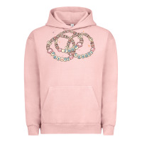Pigment Salmon 100 days of school friendship bracelet Urban Hoodie - MaliasSmallBusiness