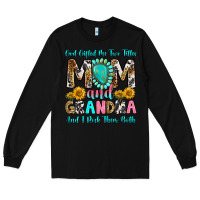 Black god gifted me two titles mom and grandma and i roc Long Sleeve Tee - RanaPortraitStore