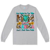 Moon Dust god gifted me two titles mom and grandma and i roc Long Sleeve Tee - RanaPortraitStore