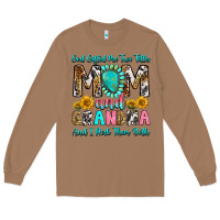 Toasted Coconut god gifted me two titles mom and grandma and i roc Long Sleeve Tee - RanaPortraitStore