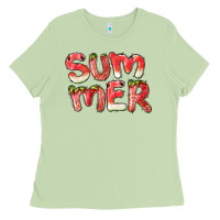 Matcha summer watermelon and strawberry Ladies Tee - BarkalooDesign
