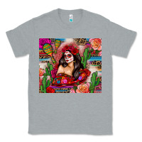 Heather Grey mexico girl serape Classic Tee - Zillion Design Studio