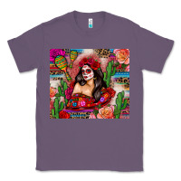 Lavender mexico girl serape Classic Tee - Zillion Design Studio
