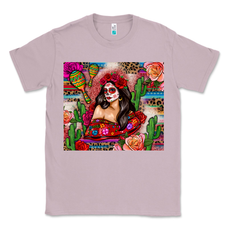 Mexico Girl Serape Classic Tee by Zillion Design Studio | Teevron