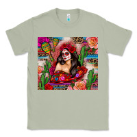 Matcha mexico girl serape Classic Tee - Zillion Design Studio
