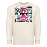Sandshell breast cancer nobody fights alone Premium Sweatshirt - JahusDesignShop