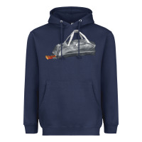 Navy baseball bag fa element Heavyweight Hoodie - FaDigitalArtStudio